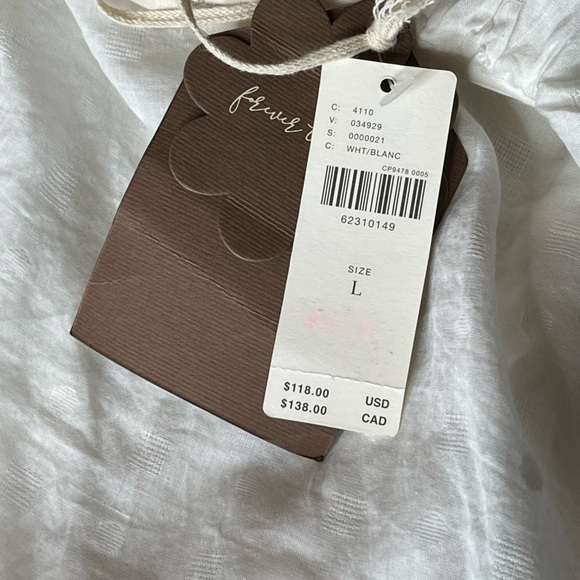 Anthropologie Forever That Girl Lacy Ruffled Wrap Blouse See all Blouse L NWT - Picture 13 of 16